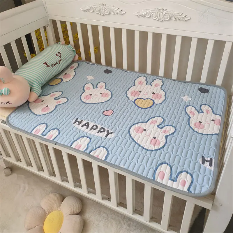 Tấm đệm nước tiểu bằng Nhung pha lê lớn, cotton nguyên chất, không thấm nước và có thể giặt được, thích hợp cho trẻ em và sinh viên, sử dụng trong ký túc xá, đệm kinh nguyệt, đệm thời kỳ, đệm nhỏ Cao Su