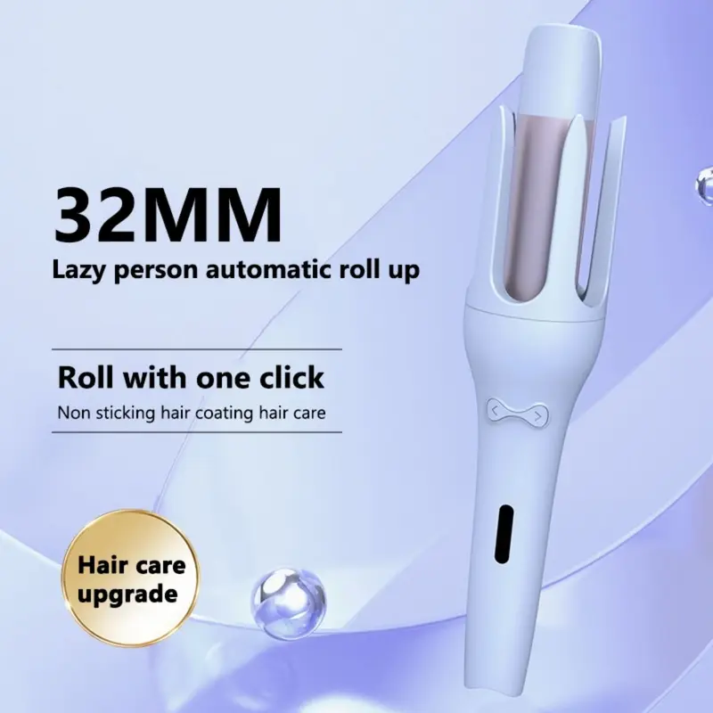 MAIMEITE Catokan Rambut Ceramics 32mm catok curly otomatis Curly Rambut Curling Iron Ion negatif hair curle 1