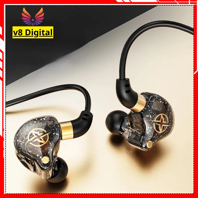 Tai Nghe X6,Tai Nghe Có Dây Cao Cấp.Âm Thanh Hifi 9D Super Bass,Chống Ồn Tốt,Micro Lọc Tạp Âm,Kết Nối Jack 3.5mm. Earphone Nghe Nhạc kỳ lạ Nhét Tai tai  nghe 6