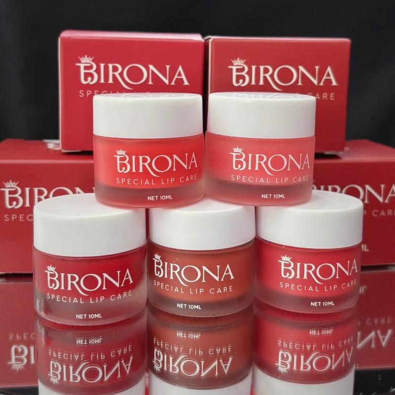 Son Dưỡng Môi BIRONA Son Dưỡng Có Màu Có Thành Phần Chống Nắng Giúp Báo Vệ Môi Khỏi Tác Động Của Môi Trường Hỗ Trợ lên màu Môi Sau Phun Môi Cải Thiện Thâm Loang Sau Phun Môi Dưỡng Ẩm Giúp Cho Môi Luôn Mềm Mịn Căng Mọng Hũ 10g Skincare Cosmetic