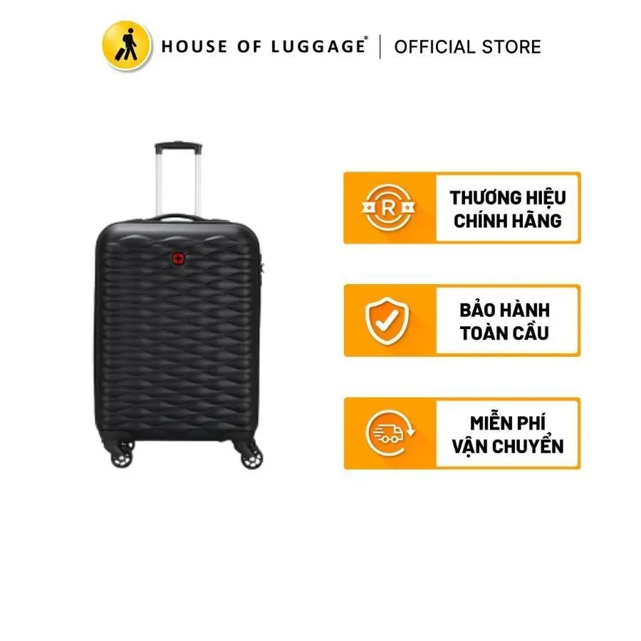[GIÁ SẬP SÀN] Vali kéo In-Flight WENGER - THỤY SĨ Từ Nhựa ABS Bền Cứng, Thiết Kế Họa Tiết Sóng Tinh Tế, Thanh Lịch