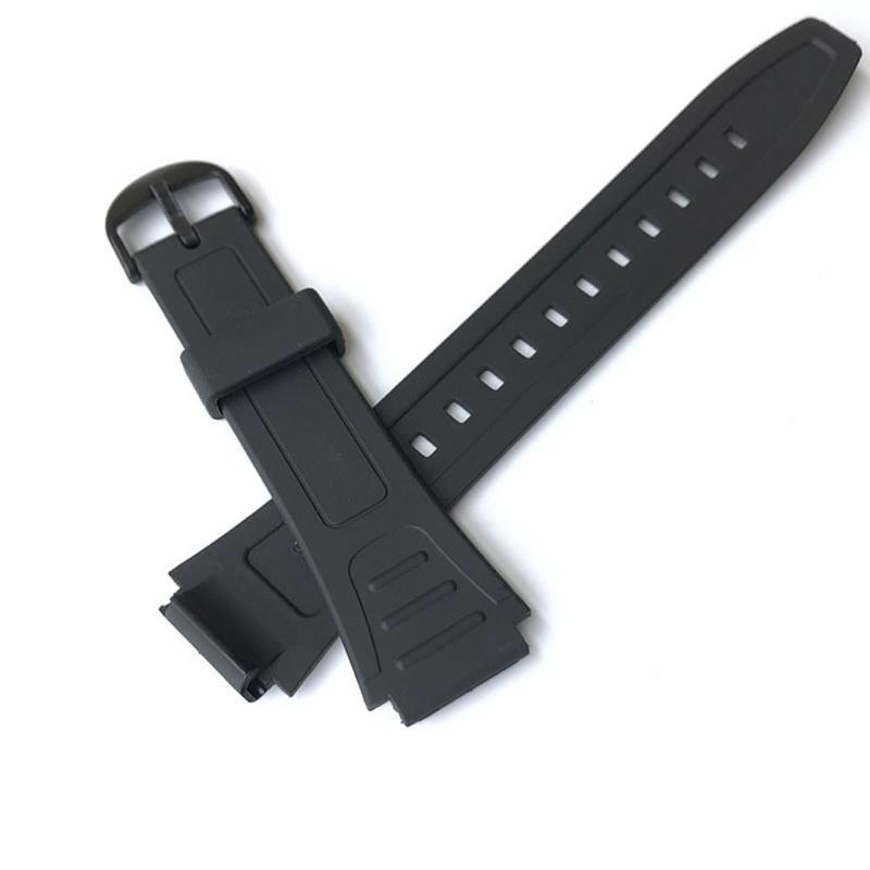 Thời trang Thể thao Dây đeo Silicon Nam Nữ Khóa chốt Dây đeo đồng hồ mềm Dây đeo đồng hồ for Casio G Shock W-800H W-217 Phụ kiện đồng hồ