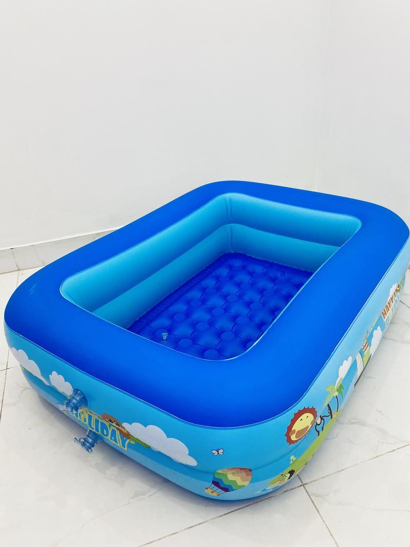 Product Introduction of Bể bơi trẻ em, in 2 lớp 1.2m, bồn tắm bơm hơi người lớn, tắm toàn thân trong bồn 17