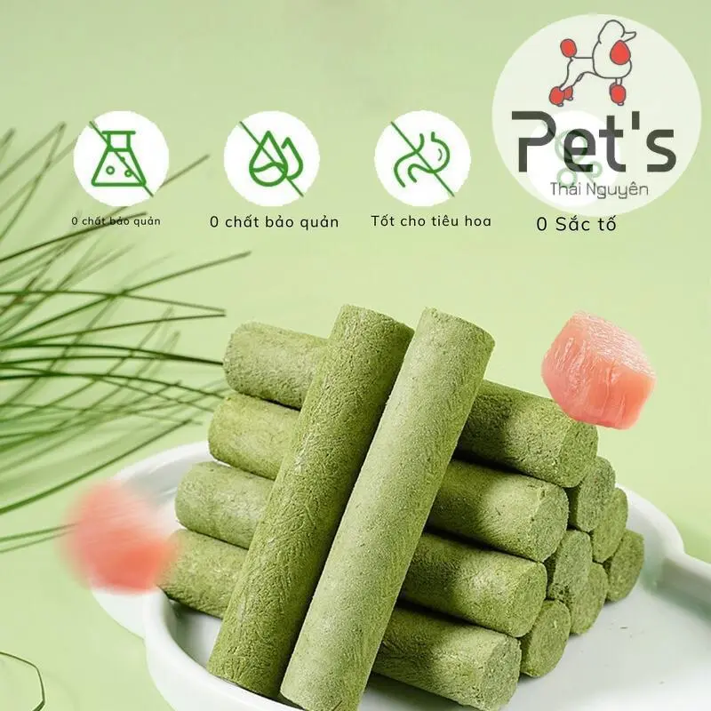 CATNIP - Que cỏ mèo, Thanh cỏ mèo, cỏ mèo vị thịt gà, Làm Sạch Răng Và Tiêu Búi Lông cho Mèo 1 gói 6 thanh 30g 8