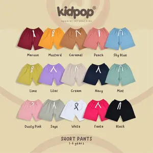 Celana Pendek Anak Polos Umur 1-6 Tahun Celana Pendek Anak Bahan Kaos Unisex Cotton