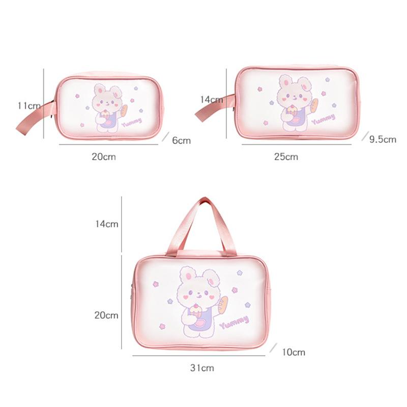 Túi Đựng Mỹ Phẩm Trong Suốt Cần Thiết, Dụng Cụ Sắp Xếp Du Lịch Trong Suốt, Túi Đựng Đồ Vệ Sinh Cá Nhân Thời Trang Nhỏ Vừa Lớn, Túi Đựng Đồ Trang Điểm 8