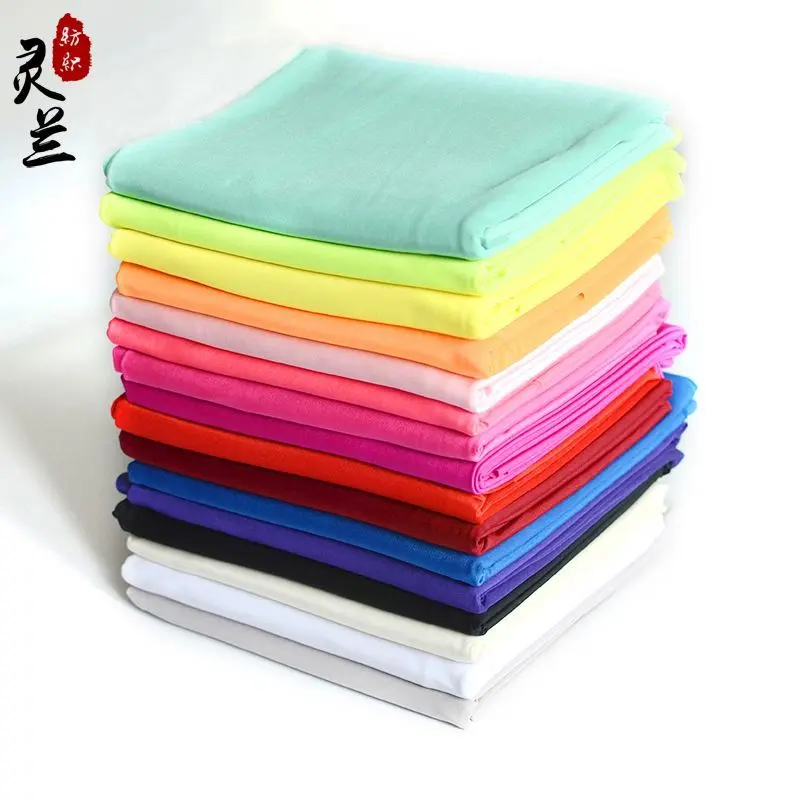 [binghong] Lnqj Polyester Light Elastane Fabric Swimming Cloth Swimsuit High Stretch Fabric Four-Sided Elastic Fabric Latin Dance Costume Square Dance