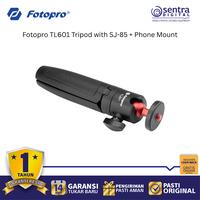 Gambar Fotopro TL601 Tripod with SJ-85+ Phone Mount – Sleek Black dari Sentra Digital Kota Surabaya 3 Tokopedia