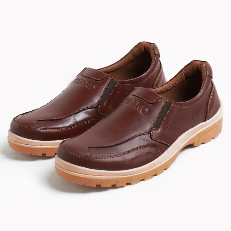 Sepatu Slip on Kulit Sapi Asli Pria Original Velko K-06  Flat Shoes flat  shoes sepatu  cowok 4