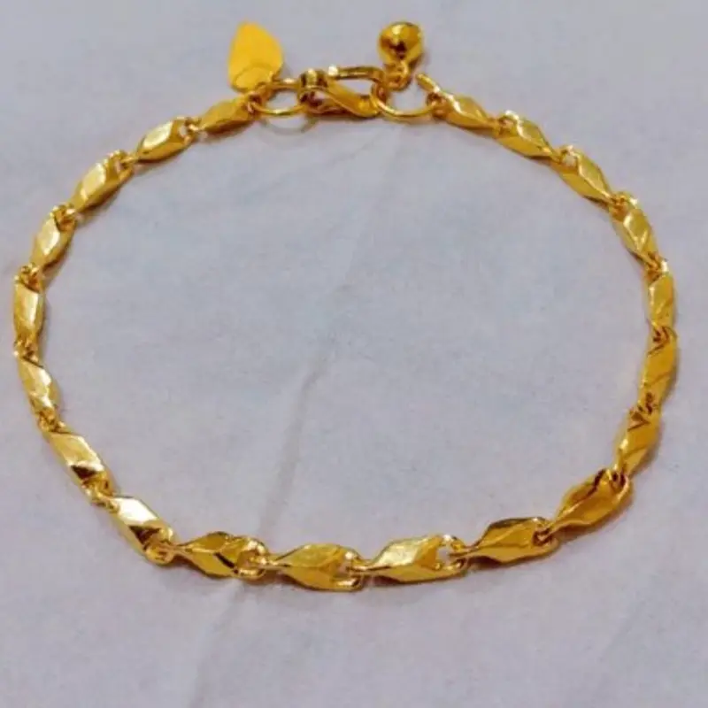 Gelang tangan akesesoris wanita motif padi xuping terbaru 0
