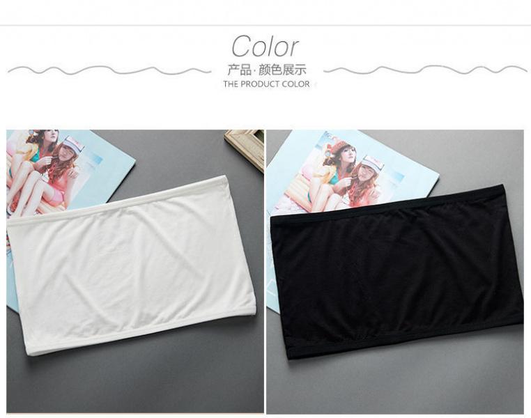 Product Introduction of Áo Ống, Không Dây, Màu Trơn Đồ Lót Cho Nữ Sinh Và Bé Gái, Chức Năng Chống Lộ, Kiểu Nâng Ngực, Gợi Cảm, Đáy Chống Trượt, Chiều Dài Ngắn Top Women Umi Khuy 6