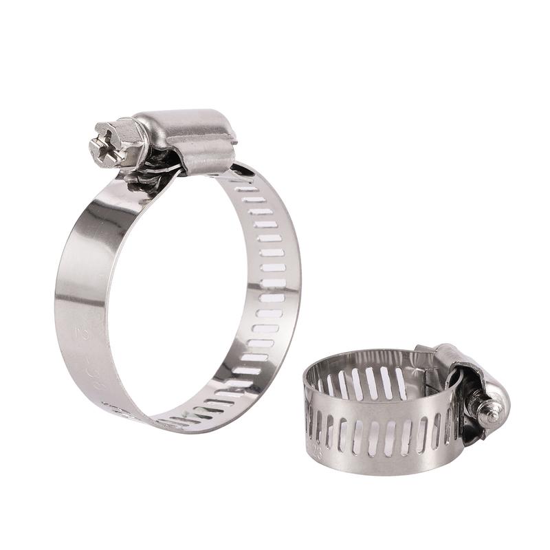 Product Introduction of Pipe Clamps 201 Stainless Steel Hose Clips Adjustable Drive Hose Clamps 13~95mm Water pipe Fastener Replacements 1/10Pcs 27