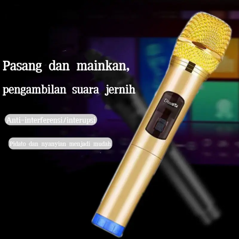 {BISACOD} Mic Wireles MKF01 Microphone Bluetooth Dengan Receiver System Single Mic Wireles 1