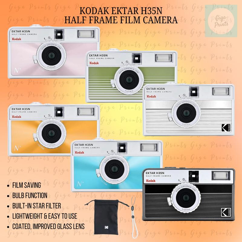 Kodak Ektar H35N Half Frame Film Camera Reusable Reloadable 35mm ...