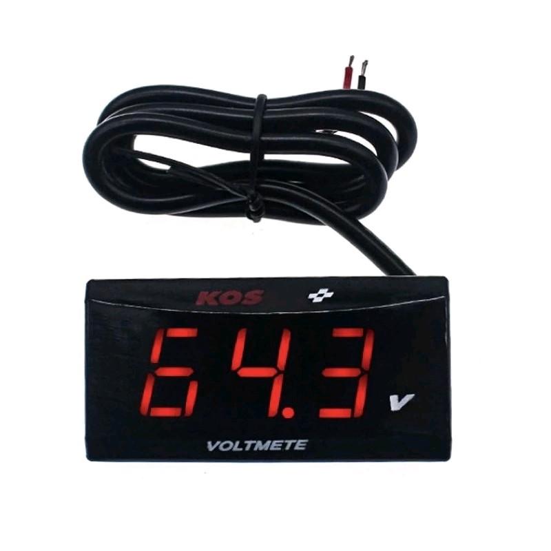 Đồng hồ báo volt điện tử koso 5v_150v chống nước không kèm giá đỡ