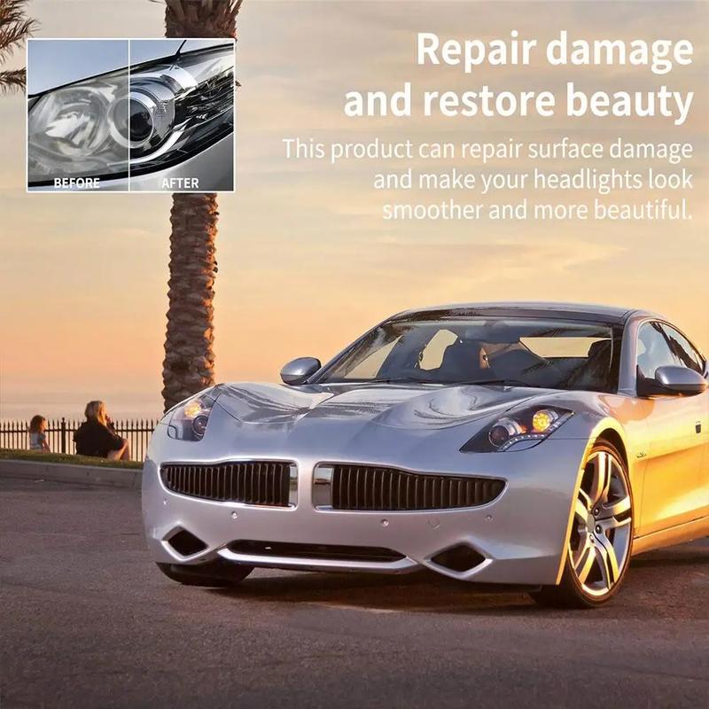 Product Introduction of Car Headlight Repair Paste Scratch Cleaning Increases Car Polishing Headlight Brightness Cleaning Accessories Wax Renovatio H5L6 9