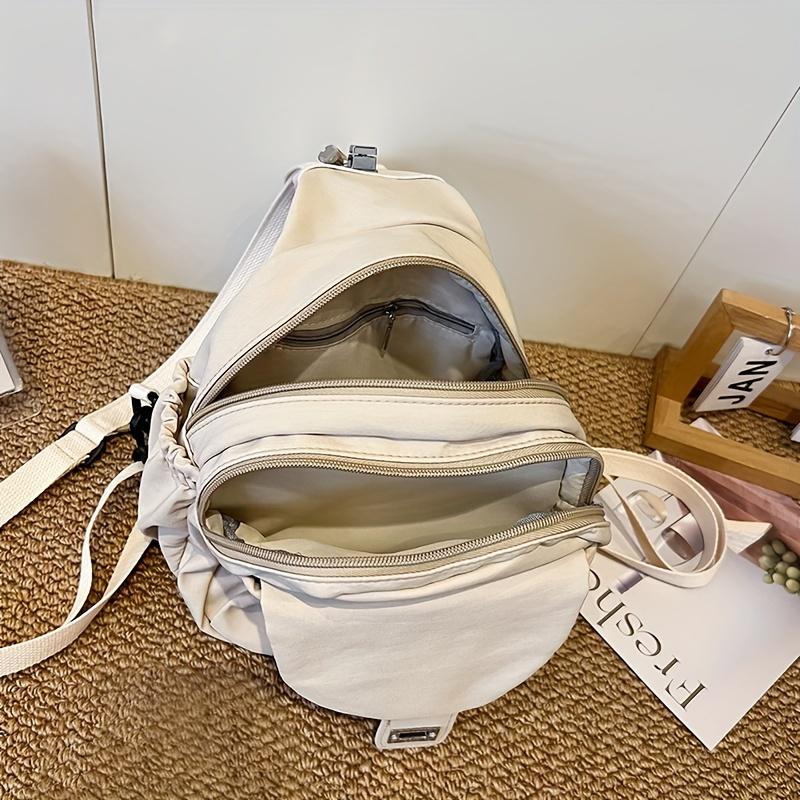 Product Introduction of Tourism Backpack Women's New Chest Bag Lightweight Commuter Crossbody Dual-purpose Bag Sports Shoulder Mountaineering Small Bag 17