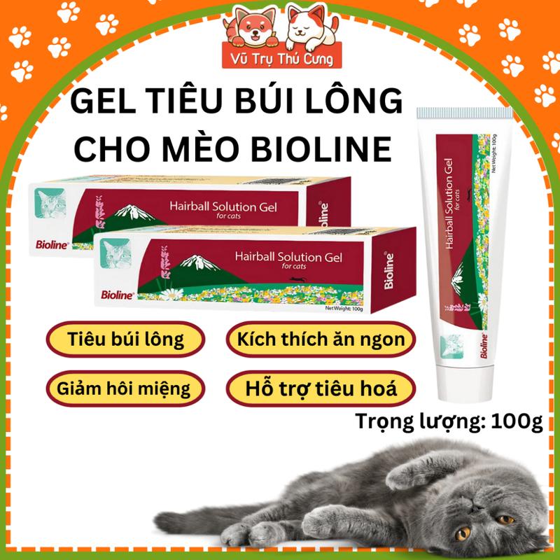  Gel dinh dưỡng tiêu búi lông Mèo BIOLINE 100g 