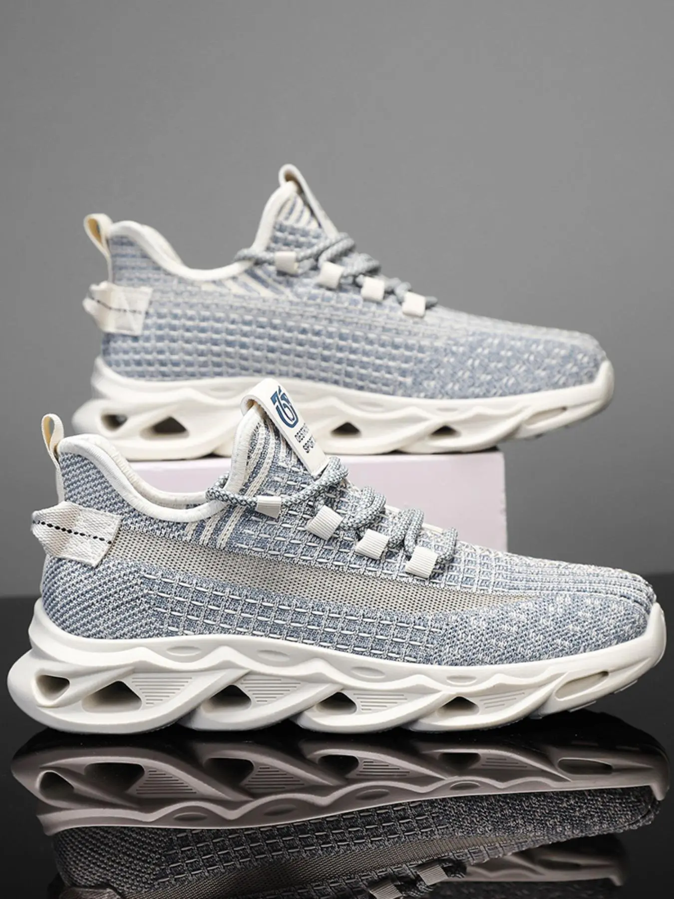 Men's Fashionable Breathable Mesh Sneakers, Casual Comfortable Sports Running Shoes, Trendy All-match Sneakers for Daily Wear