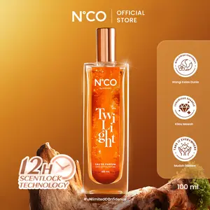 NCO Twilight EDP - Eau De Parfum Wanita Wangi Tahan Lama 12 Jam dengan ScentLock Tech & MicroBlock Tech untuk Kepercayaan Diri Maksimal