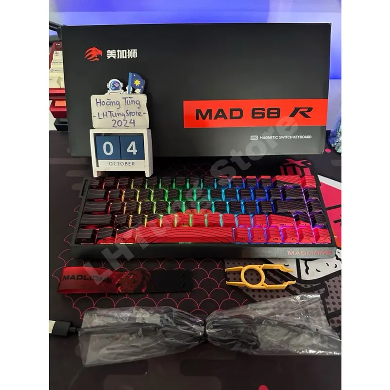 [SẴN GIAO NGAY] Bàn phím cơ gaming MAD60 | MAD68 HE | Rapid Trᶖgger | 1000hz | 8000hz 1