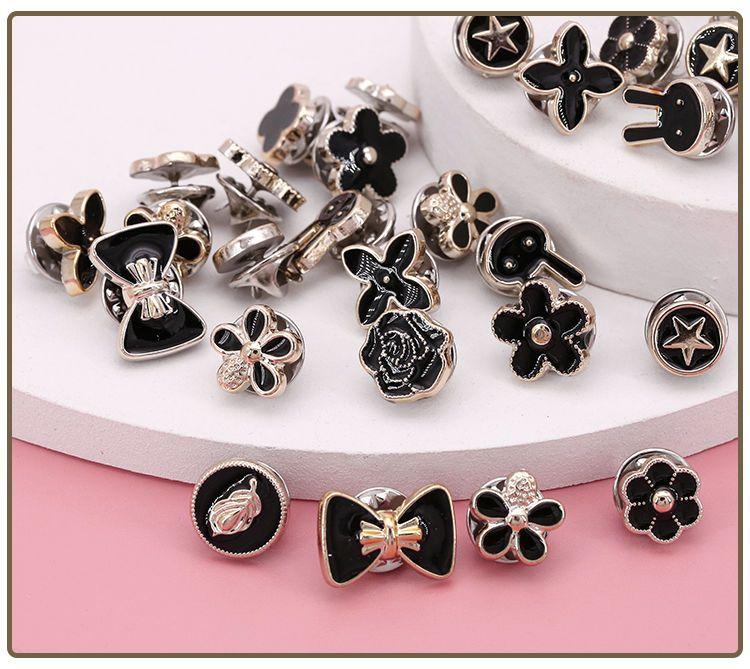 Product Introduction of Nút Áo Sơ Mi Chống Rò Rỉ, Chụp Chặt Ẩn Không Cần May, Trâm Cài Chốt Bấm Có Thể Tháo Rời Phong Cách Instagram, Chốt Vô Hình Thông Dụng Cho Phụ Kiện Quần Áo 8