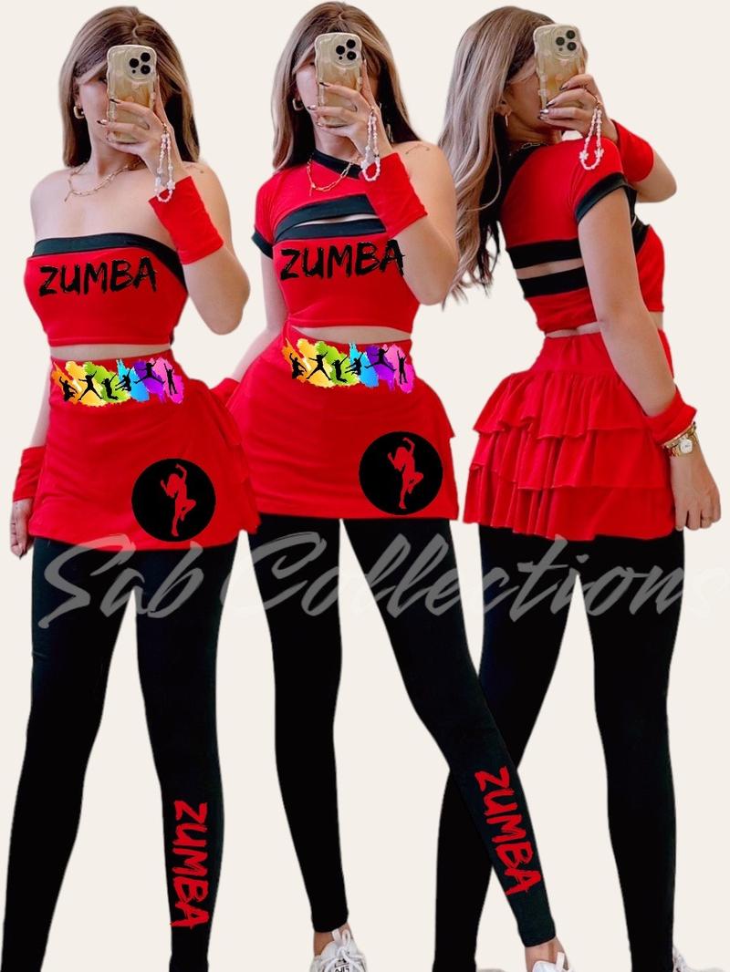 Product Introduction of ONHAND 4in1 ZUMBA OUTFIT RUFFLES TERNO LEGGINGS 7
