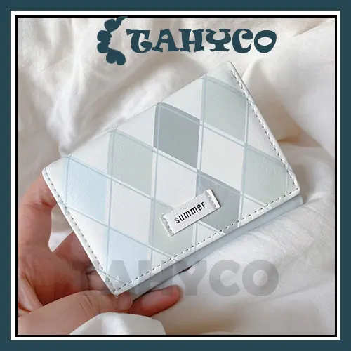 Ví nữ ngắn mini cute dễ thương đựng tiền bỏ túi gấp gọn nhiều ngăn thời trang Hàn Quốc đẹp giá rẻ cao cấp TAHYCO VN72 0