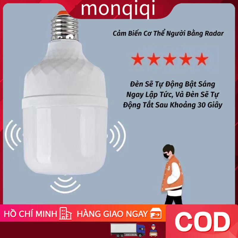 Đèn cảm biến chuyển động người bóng đèn cảm biến người hồng ngoại.Bóng Đèn Led 46W Siêu Sáng Tiết Kiệm Điện Năng Ánh Trắng Dễ Chịu An Toàn Sử Dụng Dễ Dàng Lắp Đặt.Bóng đèn LED cảm ứng radar điều khiển bằng âm thanh và ánh sáng - 46W