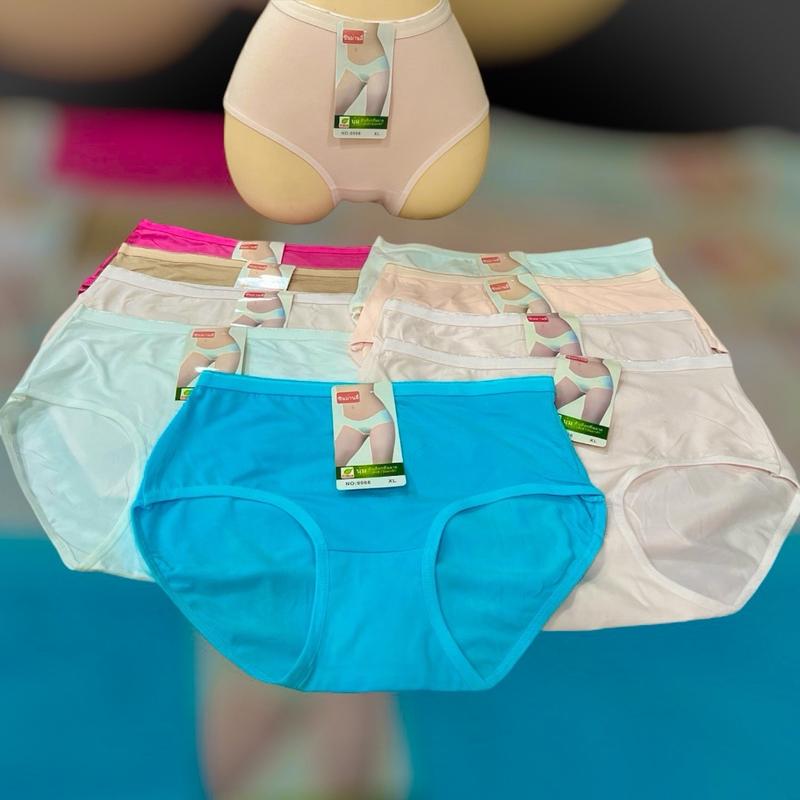 Combo 10 Quần Lót Nữ Bigsize 55-85Kg Chất Vải Cotton Thái Mềm Mịn Co Giãn 4 Chiều [No.9066] 1