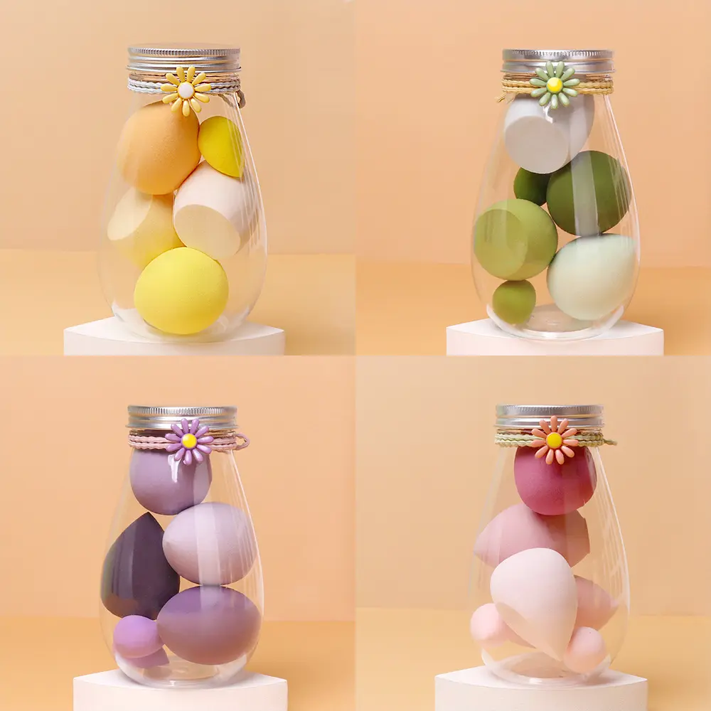 Cosmetic Egg Beauty Tools Gourd Powder Puff Wet and Dry Water Drop Oblique Cut Shape Beauty Blender Independent Packaging Smear-Proof Makeup Beauty Blender Makeup Tools