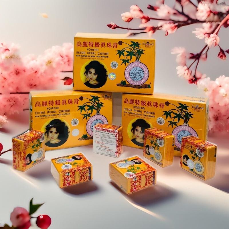  Kem dưỡng da Ngọc trai korean 5g thái Lan dưỡng trắng da giảm vết thâm Skincare Làm Đẹp Da 