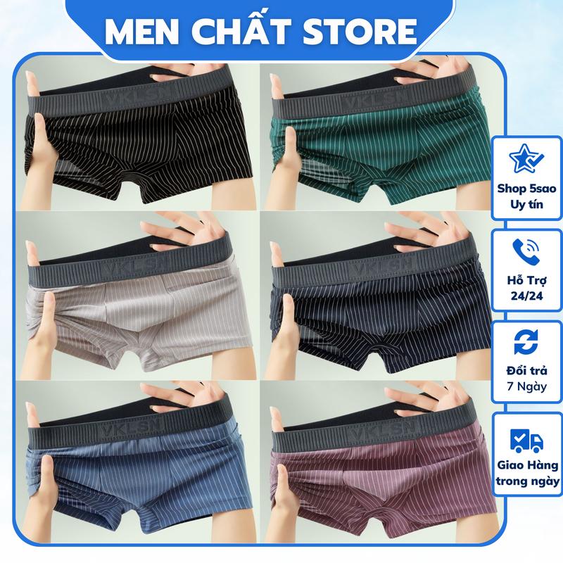 Combo sịp đùi nam mua 5 tặng 1. Sịp nam cotton mềm mịn êm ái thoáng mát mặc như không mặc. Menswear Boxer Quần Boxer Quần Lót Thun Quần Menswear Boxer đồ  lót quansip quandui  sipnam