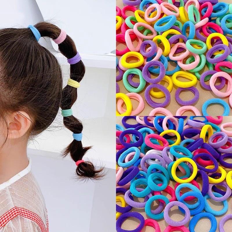 Product Introduction of Dây Buộc Tóc Co Giãn Cho Trẻ Em, 200 Chiếc, Dây Cao Su Cho Bé, Dành Cho Trẻ Em, Kẹo Scrunchie Dây Buộc Tóc, Kẹp, Băng Đô, Phụ Kiện Tóc Cho Bé Gái 9