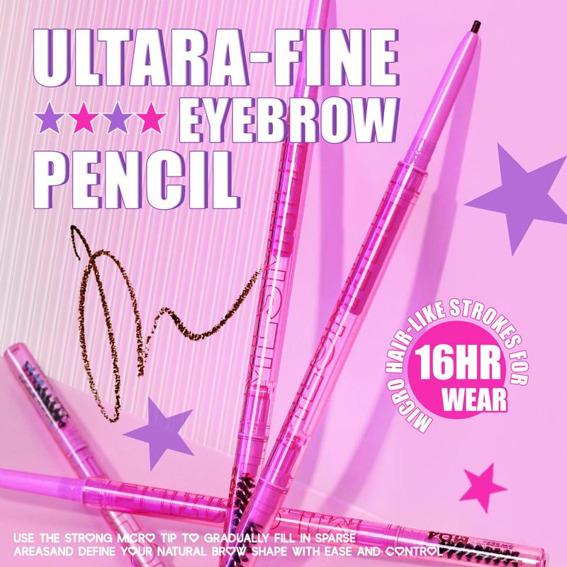 Product Introduction of Waterproof Eyebrow Pencil with Brush, 1 Count Long Lasting Eyebrow Pencil, Eye Brow Makeup Tool, Makeup Accessories for Women 3