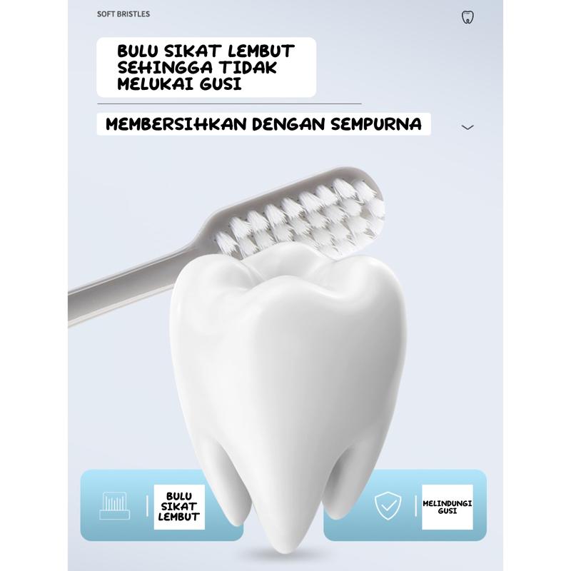 Sikat Gigi Toothbrush 4 pcs Lembut Bersih Dental soft Tooth Brush Gusi 2