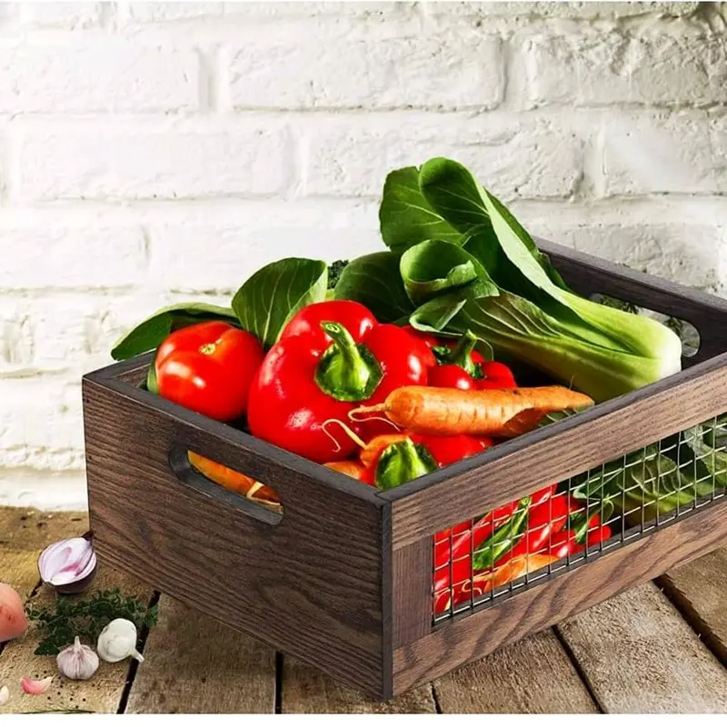 bộ khay để đồ bằng gỗ sồi Mỹ 3 trong1 3