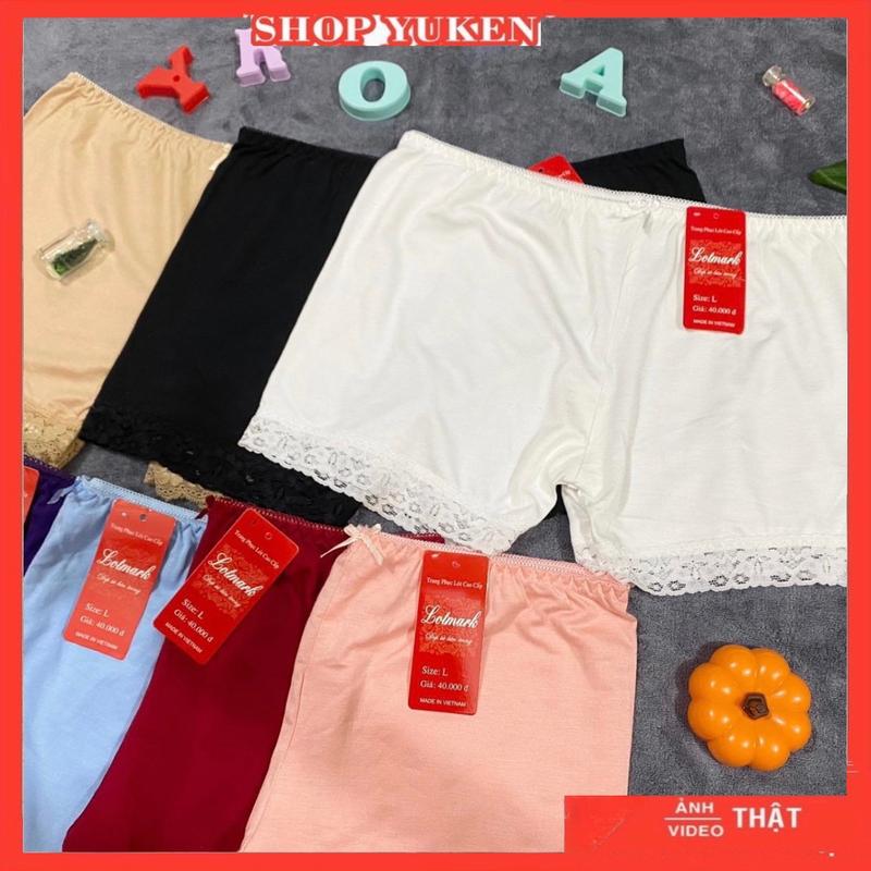 Combo Quần mặc trong váy cotton. Quần bảo hộ nữ mặc mát co dãn 4 chiều size M L Xl Xxl 35kg đến 70kg