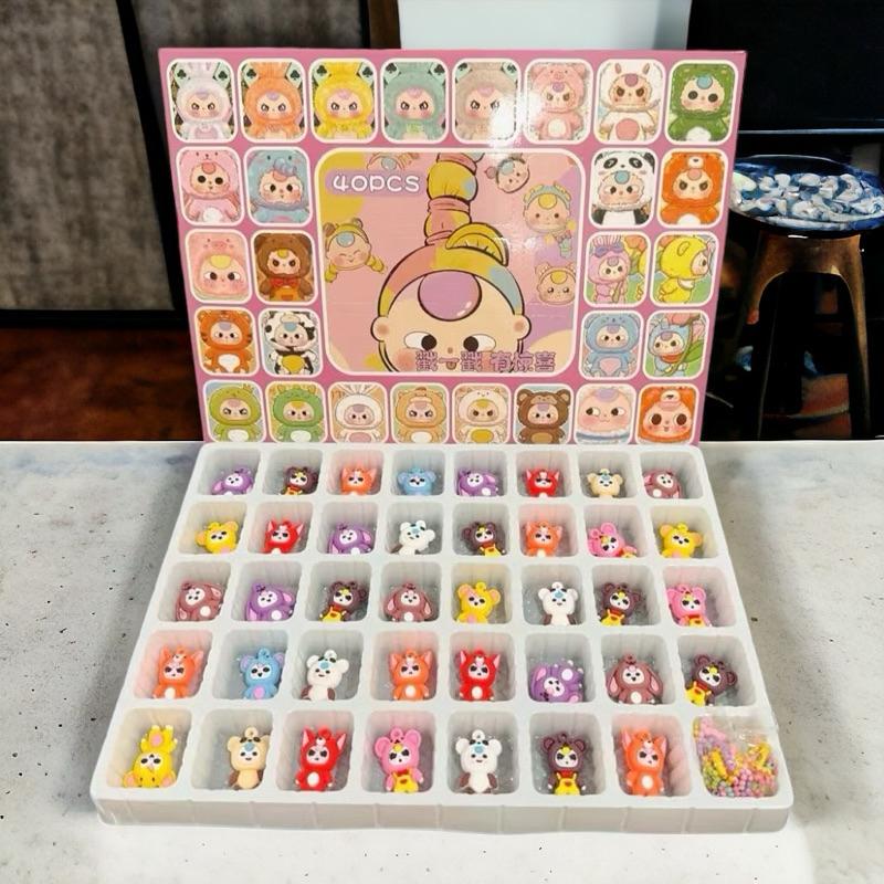  Hộp quà bất ngờ 40 ô Baby Three móc khoá hộp mù Baby three bé ba hottrend 