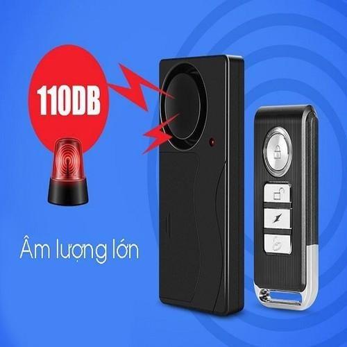 Báo động chống trộm, cảm biến rung KS-SF04R, có REMOTE - Thiết bị báo rung chống trộm - Alarm Variation- Tìm xe