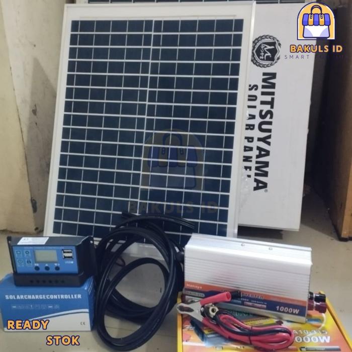 Jual Solar Cell Panel Surya 20Wp Satu Set – Lengkap dengan Controller ...