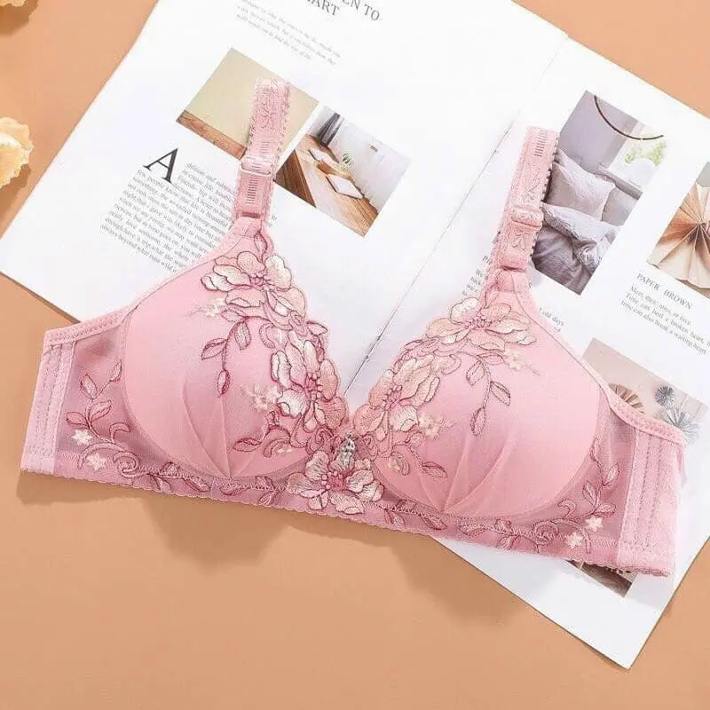 COmbo 3 Áo Lót Hoa Thêu Hoàng Hậu Áo Không Đệm Không Gọng Dành Cho Chị Em Vòng 1 lớn size 36 38 40 [A02] Voi Ren Nữ