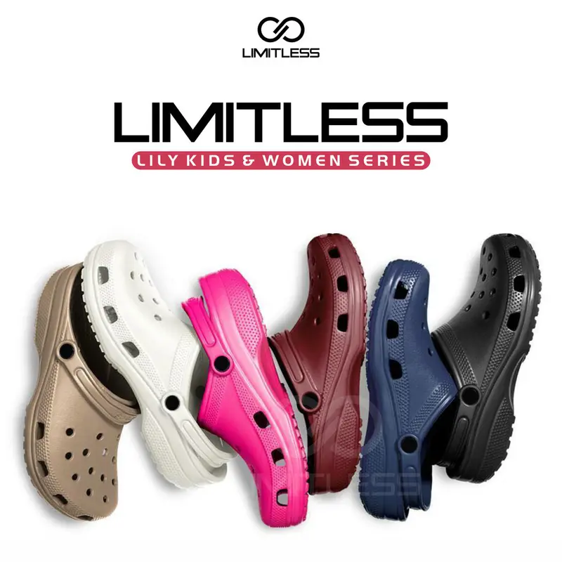Sendal Slip On Anak Cewek Fashion Korea Kekinian Eva Ringan Nyaman Sandal Selop Tali Anak Perempua LILY Stylish Terbaru 2024 Kaki 1