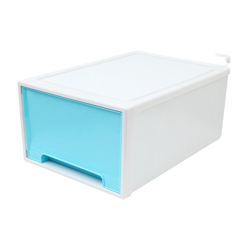 Thickened Drawer Style Wardrobe Storage Box Plastic Storage Cabinet Clothes Storage Box Toy Underwear Storage Box Shoe Box Kitchen Organiser Bath Lightweight 7
