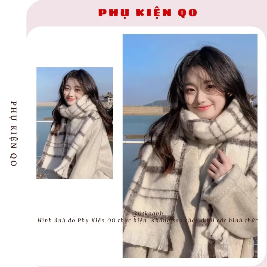 [XẢ KHO] Khăn Quàng Cổ sọc sang trọng cho nam nữ Phụ Kiện QO K62