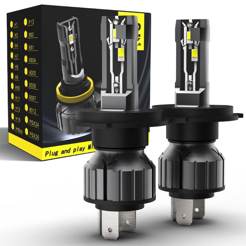 Product Introduction of 2pcs 60W 12000LM Canbus LED Headlight H4 H7 H8 H9 H11 H16JP H1 H3 9003 HB2 9005 HB3 9006 HB4 LED Fog Lamp Driving Light 18
