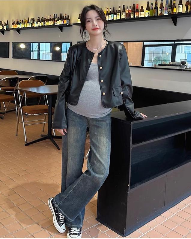 Quần Bò Bầu MB02M068 Kiểu Dáng xuôngTrẻ Trung Chất Co Dãn Nhẹ Phù Hợp Mặc đi làm đi chơi cho các mẹ Váy Bầu Đầm Bầu Voi Sandal