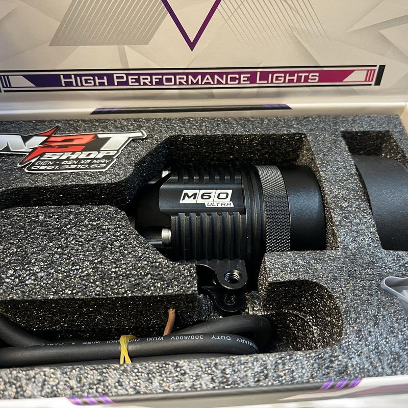 Đèn Trợ sáng M60 Ultra V1 sáng gom 60W - bản siêu gom nhất trong phân khúc