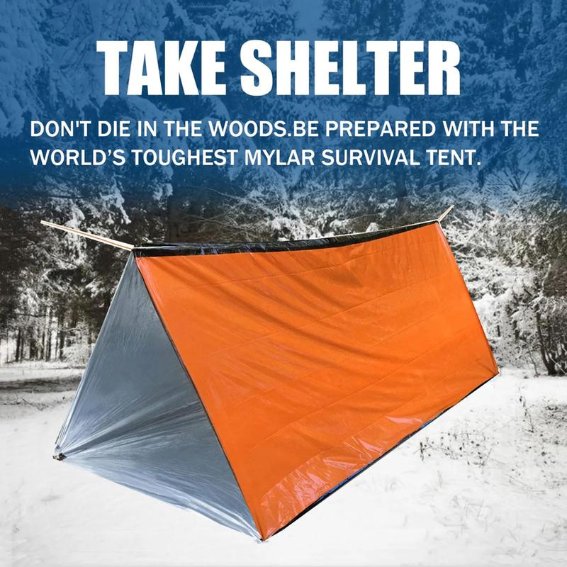 Product Introduction of Emergency Shelter Waterproof Thermal Blanket Rescue Survival Kit SOS Sleeping Bag Survival Emergency Tent Outdoor Equipment 3