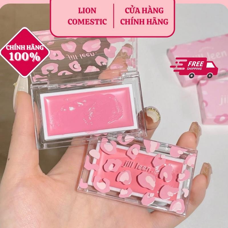   JILL LEEN  Má Hồng Kem Jill Leen Màu Siêu Xinh Tự Nhiên Chuẩn Màu Sáng Da Cosmetic Trang Điểm 